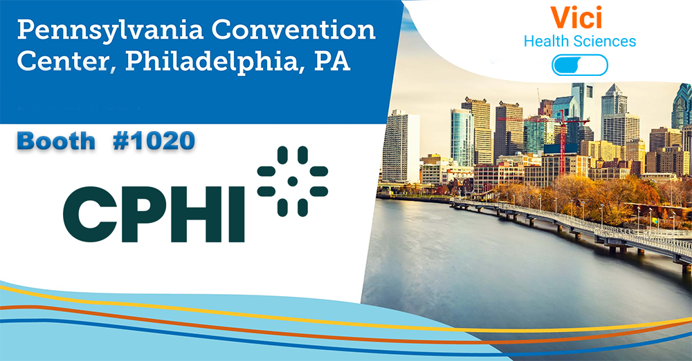 Vici Health exhibiting at the CPHI North America Conference in Philadelphia, Pennsylvania April 25-27, 2023